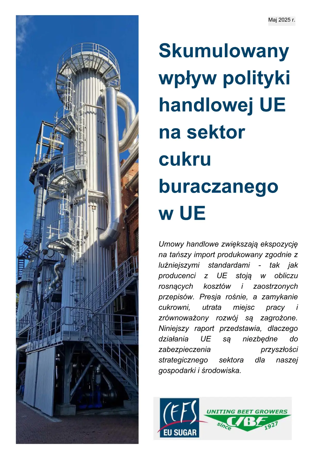 Skumulowany wpływ polityki handlowej UE na sektor buraka cukrowego — strona 1 z 11